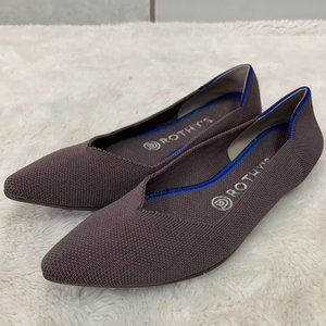 Rothy's Women's Brown The Point Flats Shoes Size 8
